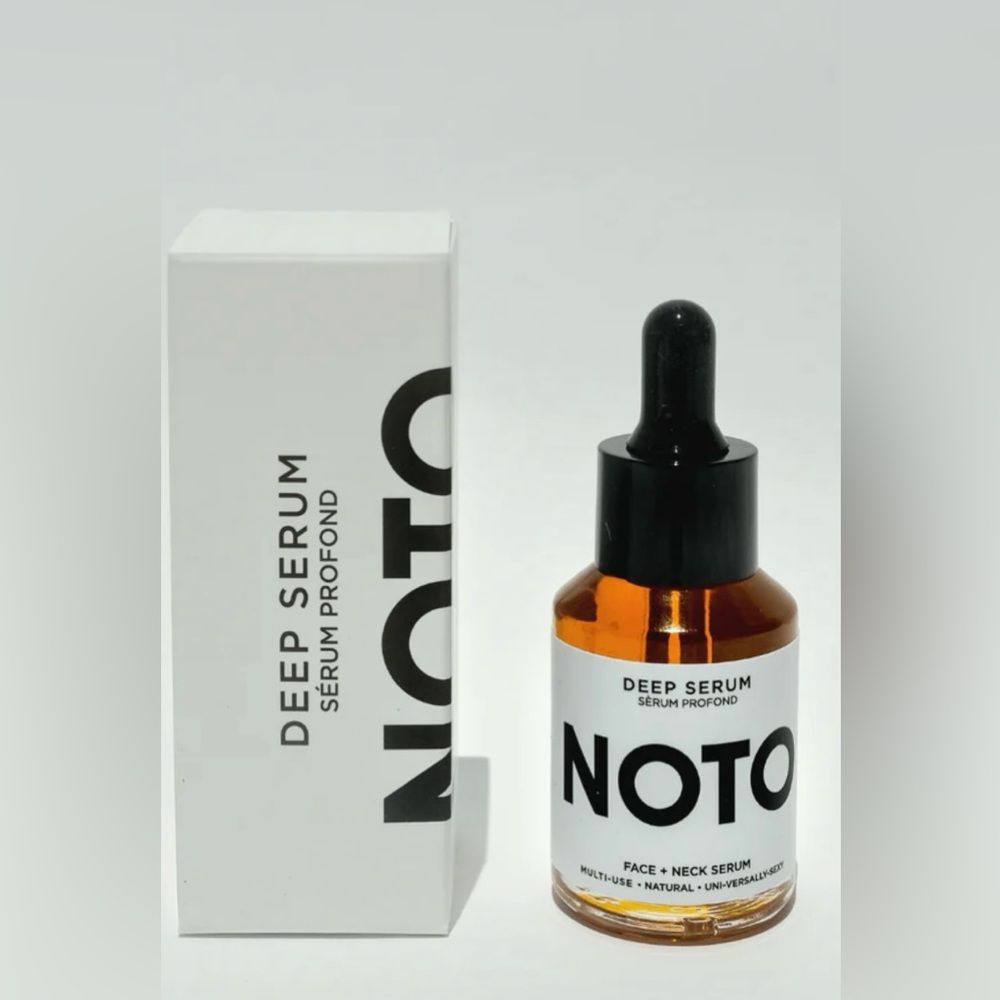 NWT • NOTO • Face + Neck • Deep Serum • 1 fl. oz. • Multi-use • Natural